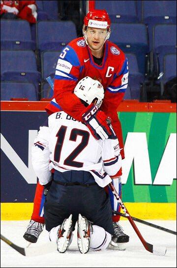 Хоккей: Россия-США